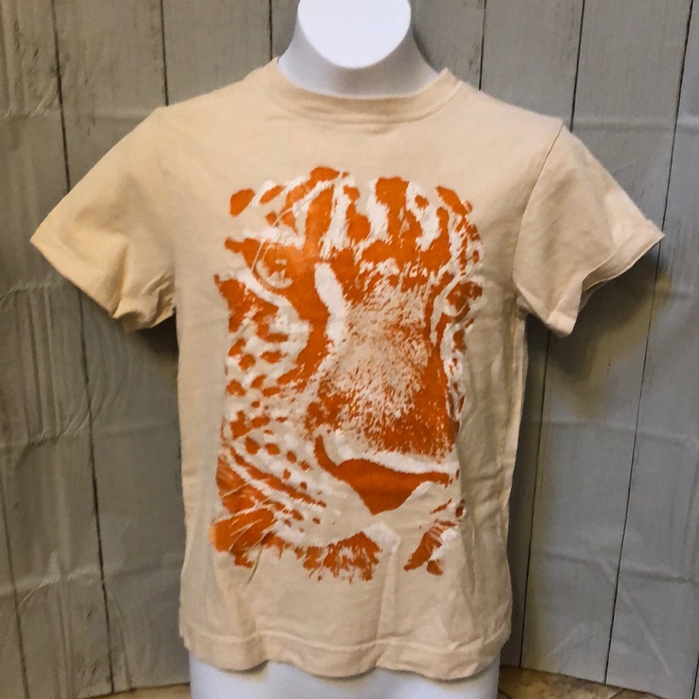 LIL TIGER KING- flocked tiger graphic t-shirt